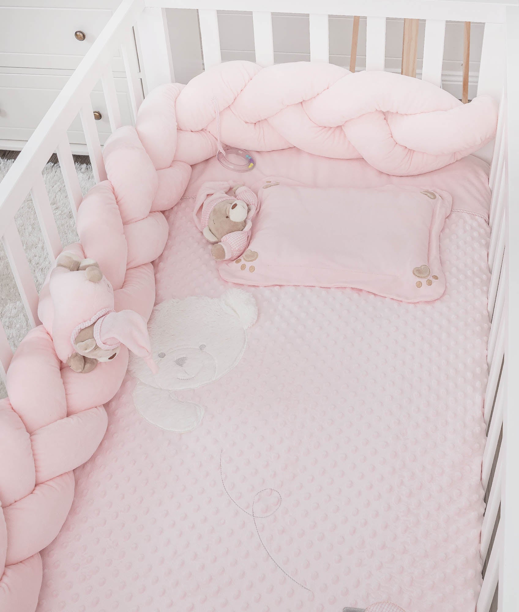 Bedding Set Bubble Pink FLYBYFLY bedding-set-bubble-pink-flybyfly