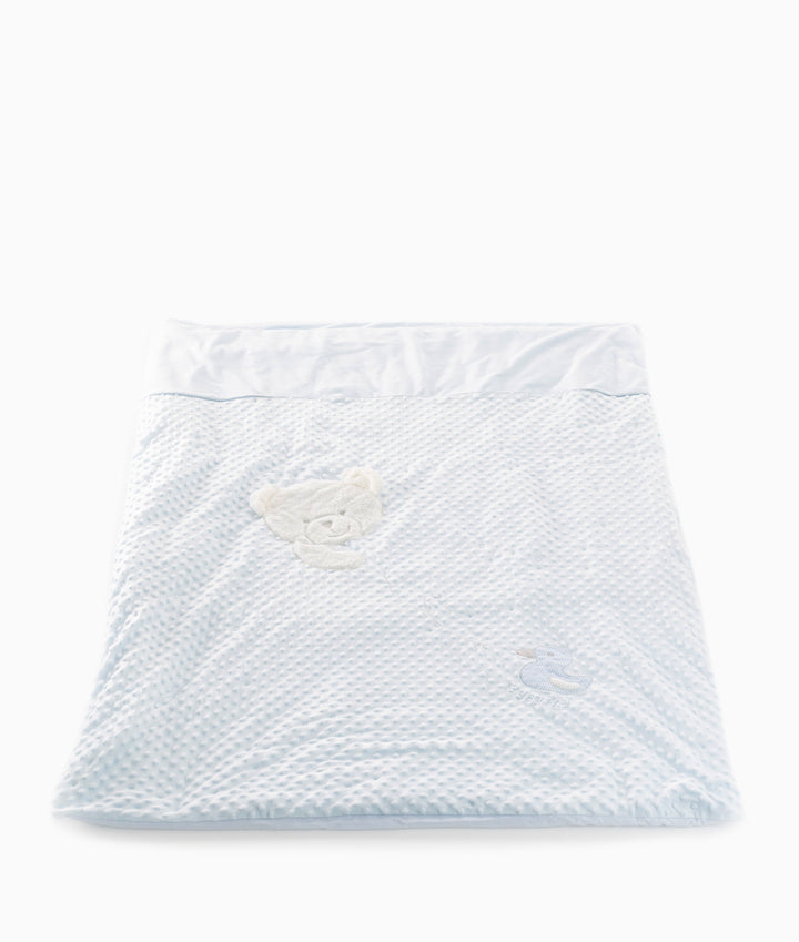 Toddler Bubble Quilt & Cover - Blue