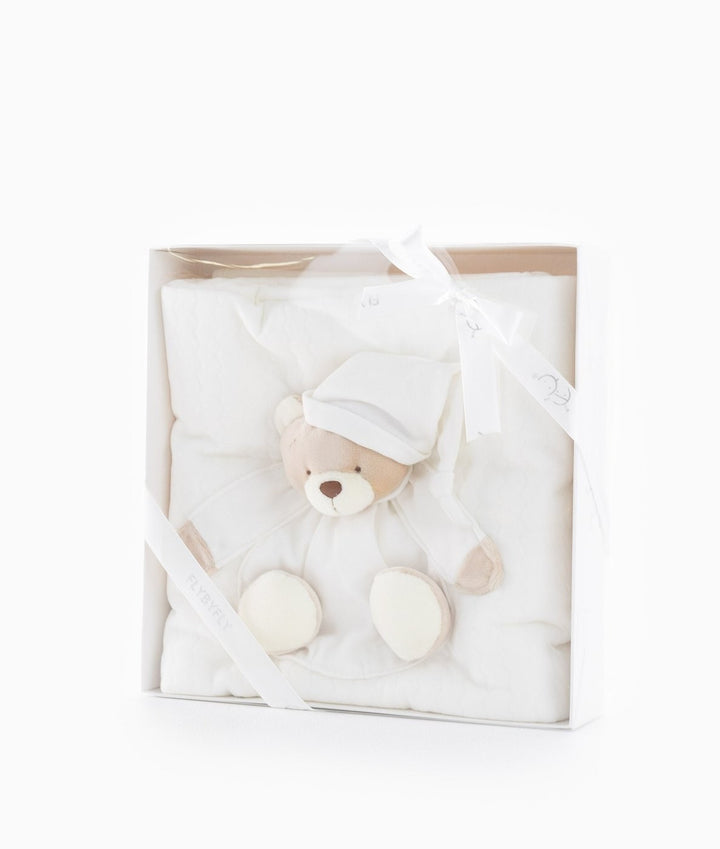 3D Bear Blanket - Beige