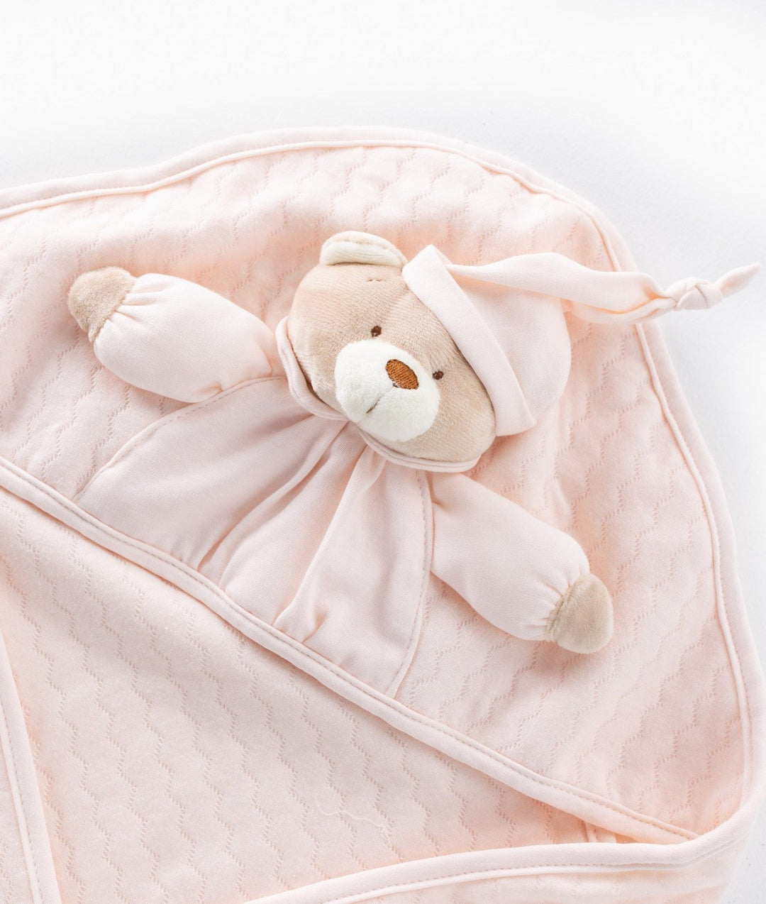 Pink newborn swaddle blanket