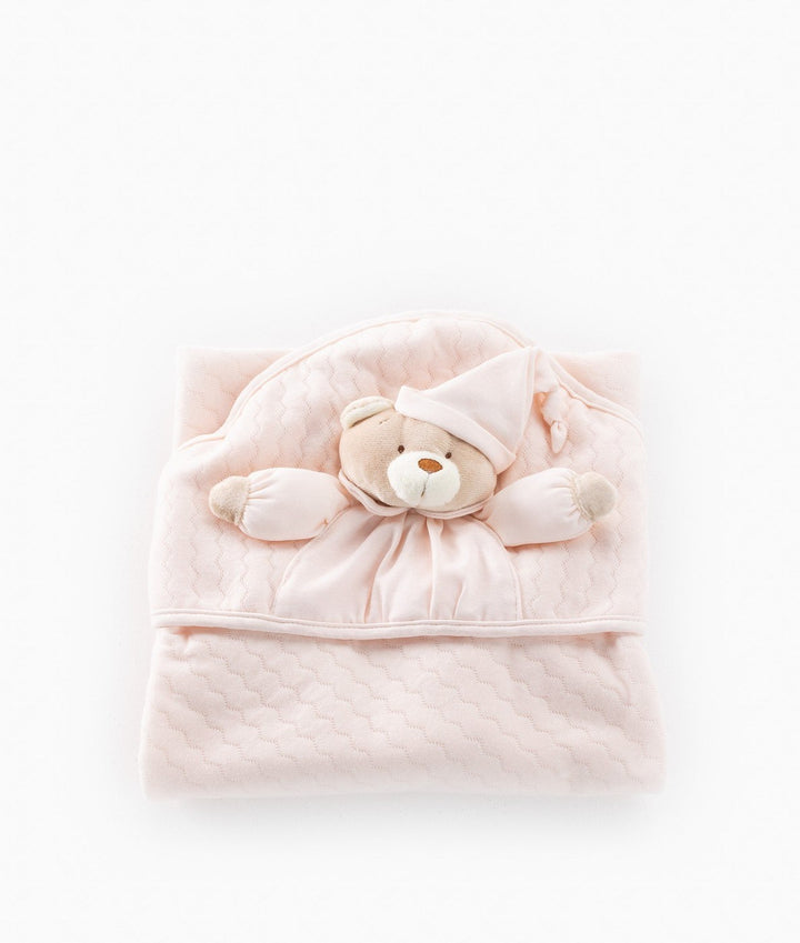 Pink newborn swaddle blanket