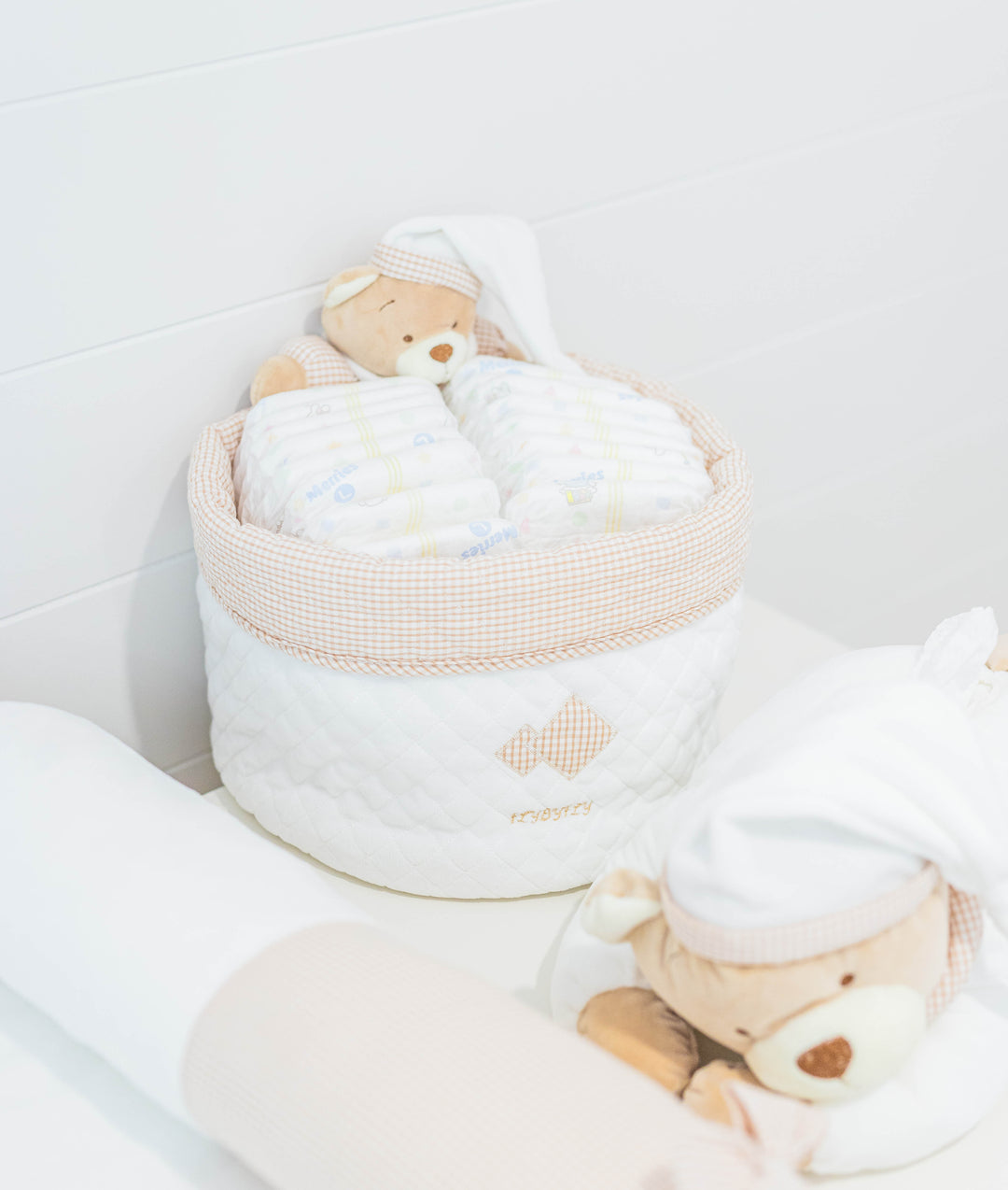 Nappy Caddy - Beige