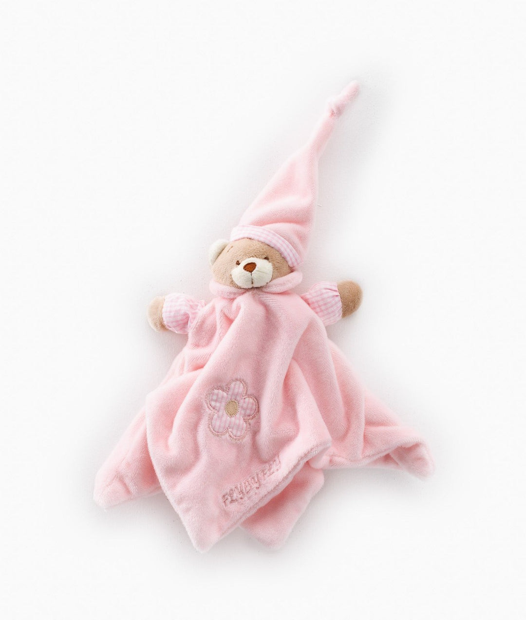 Baby Comforter & Dummy Clip Set - Pink