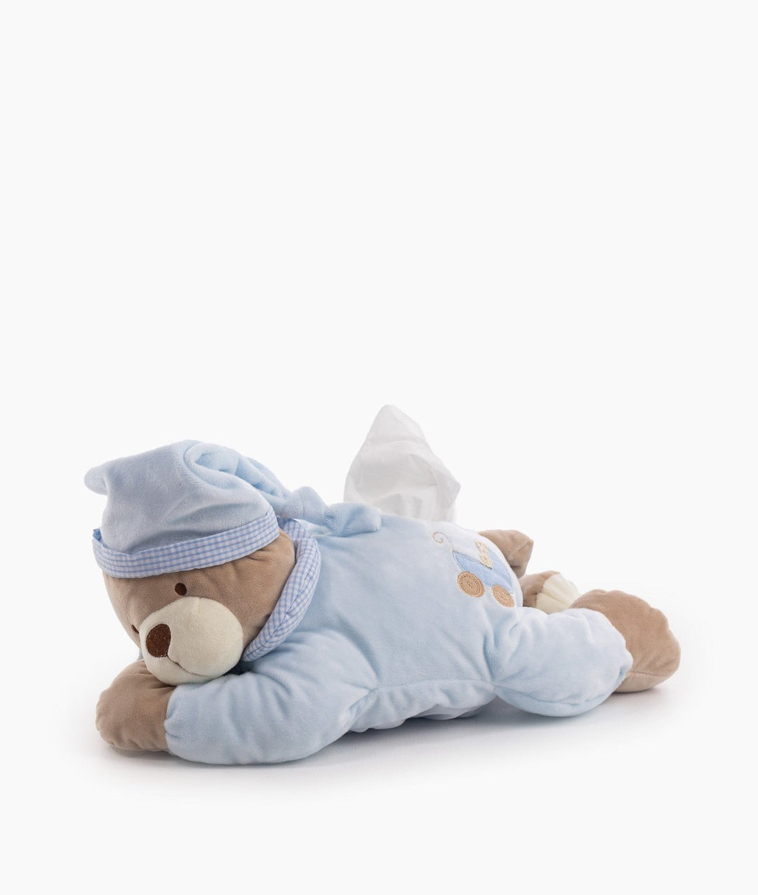 Baby wipes holder for nursery in blue