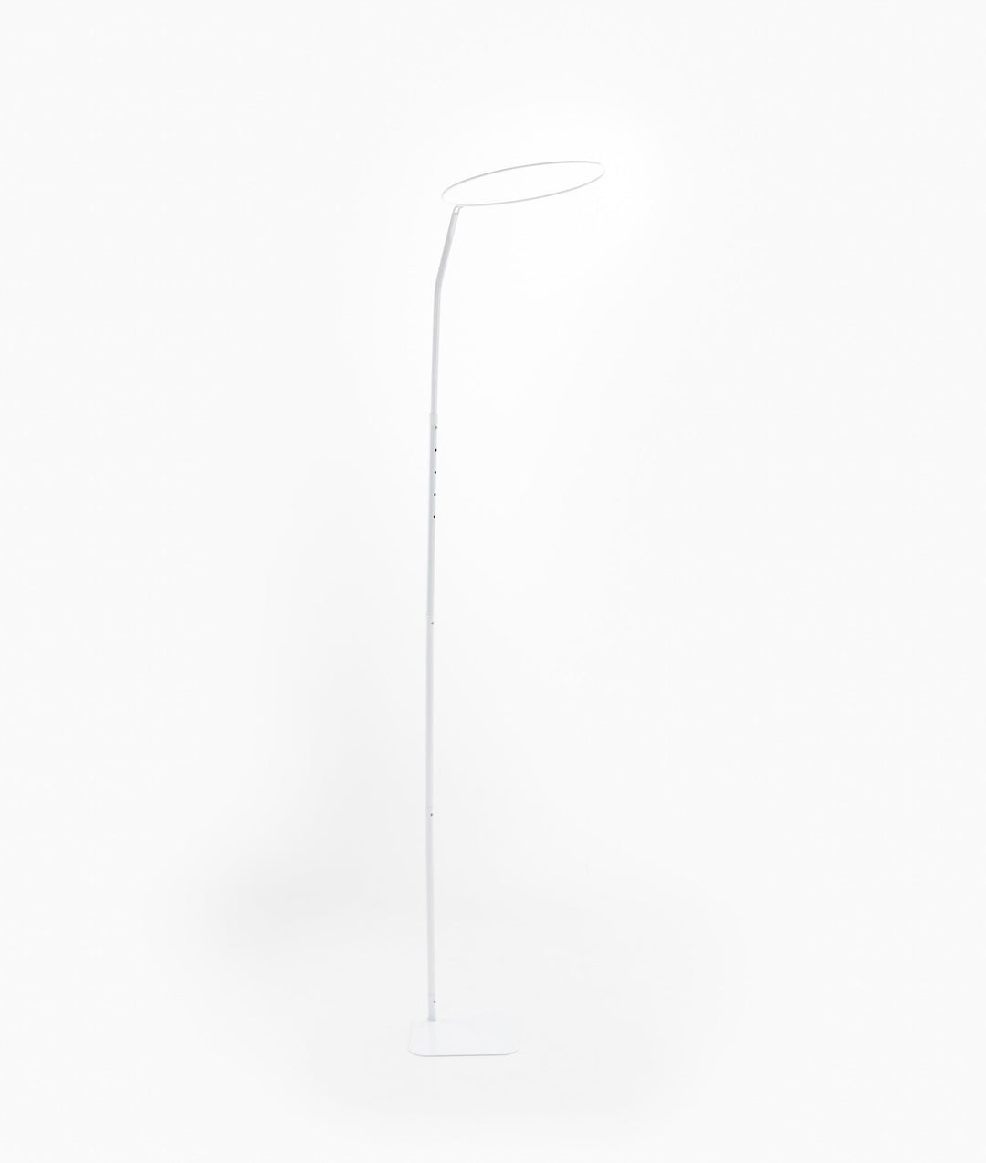 White and beige cot canopy and stand set