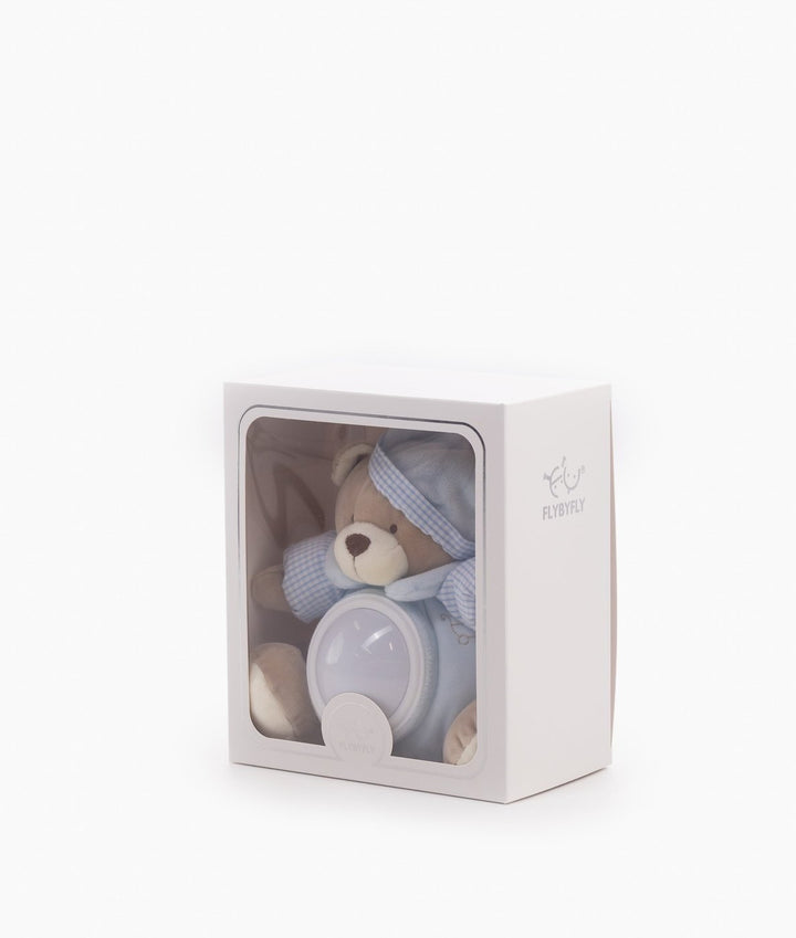 FLYBYFLY retail packaging box for blue musical night light bear