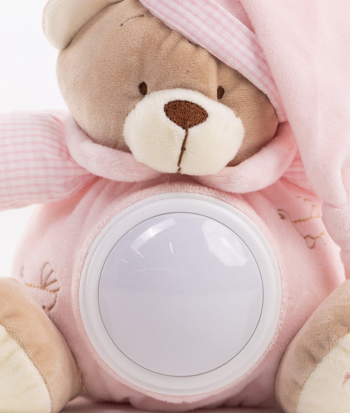 Pink musical night light for nursery