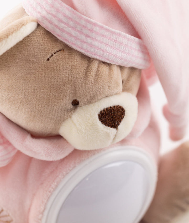 Pink musical night light for nursery
