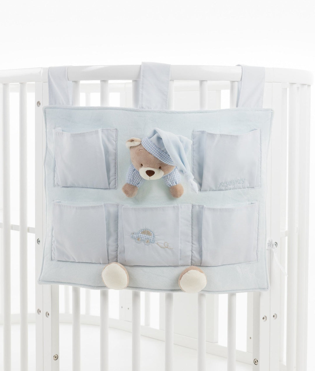 Baby nursery organiser in blue