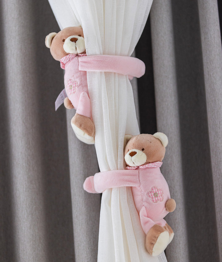 Bear Curtain Tieback | Pink