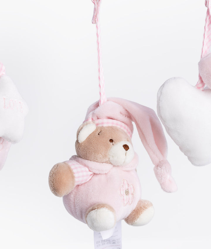 Bear & Cloud Activity Toy | Pink