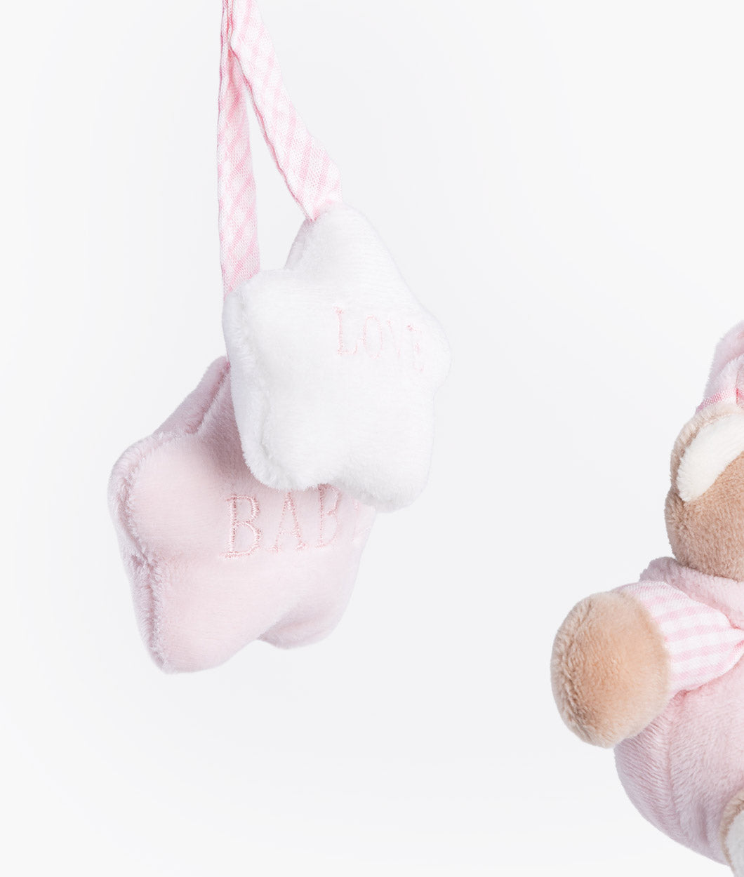 Bear & Cloud Activity Toy | Pink