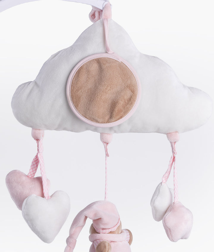 Bear & Cloud Activity Toy | Pink