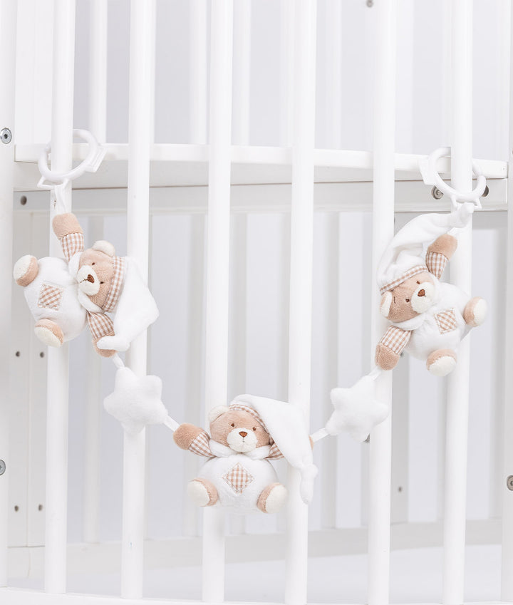 Pram Activity Toy | White & Beige