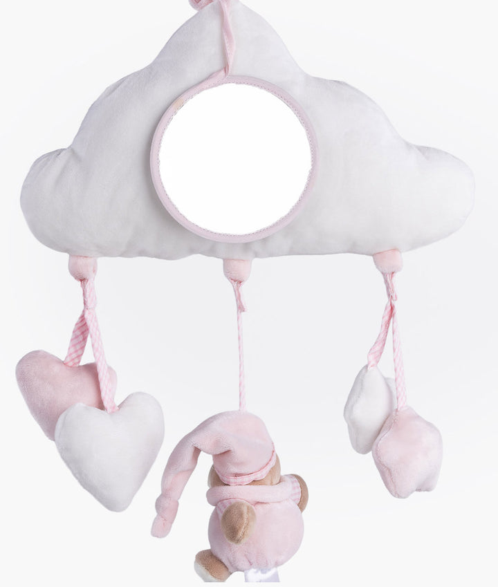 Bear & Cloud Activity Toy | Pink