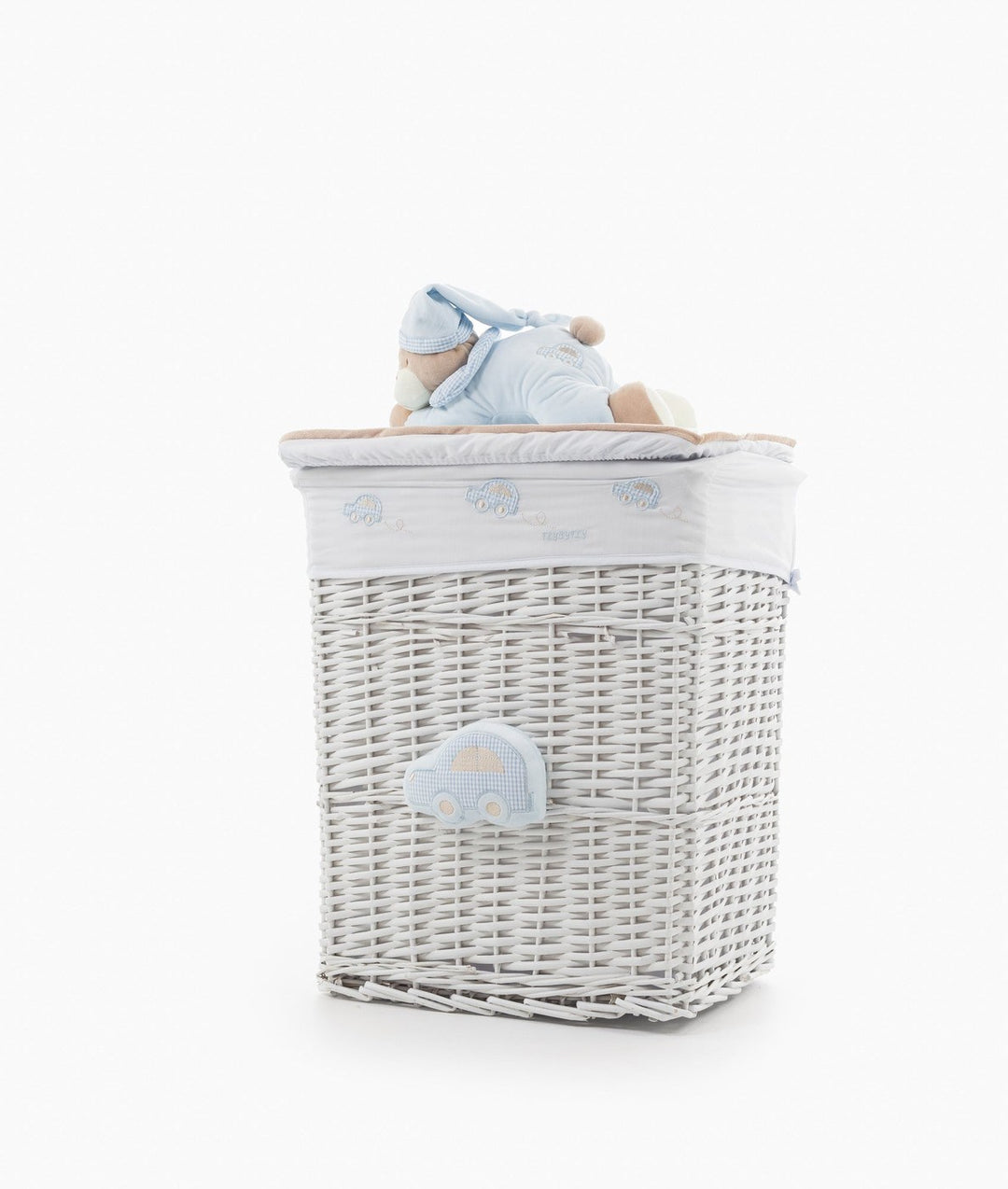 Blue square storage basket set