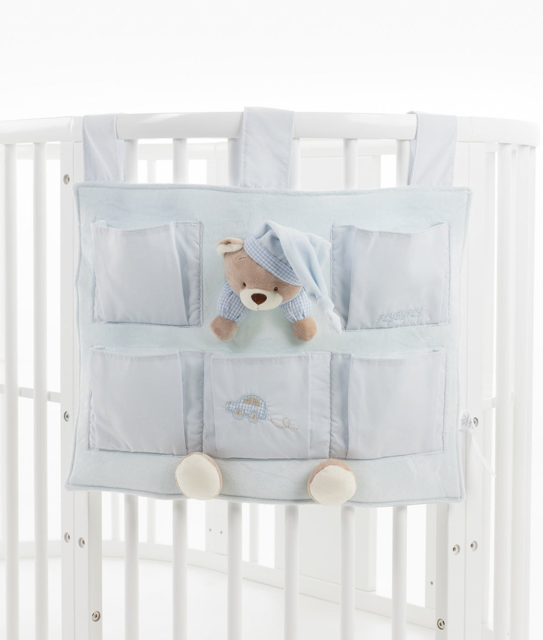 Baby nursery organiser in blue