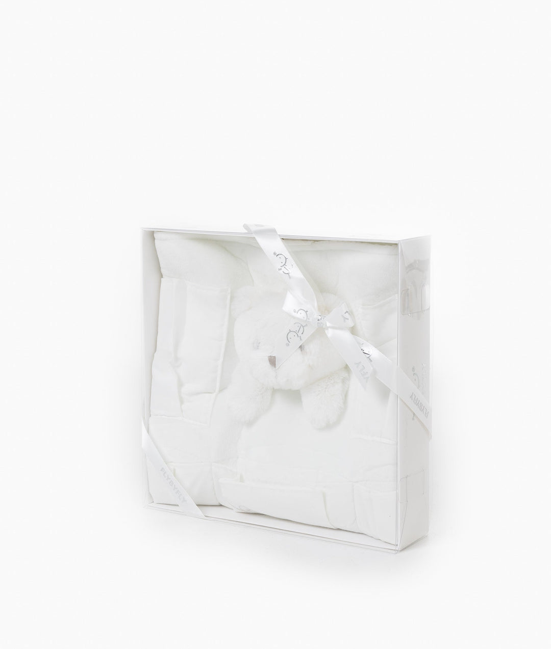 Baby nursery organiser in white and grey