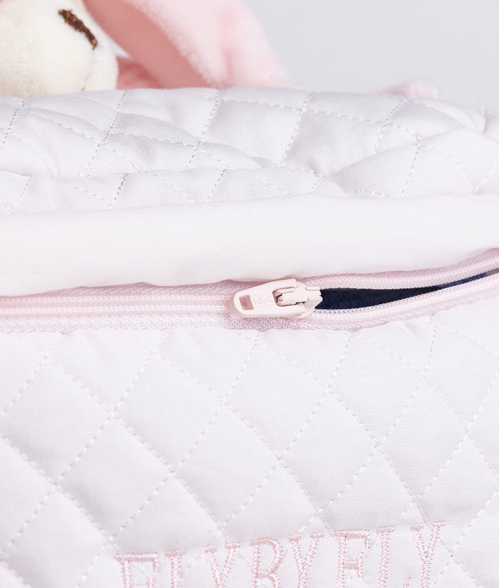 Baby organiser bag for nursery in pink