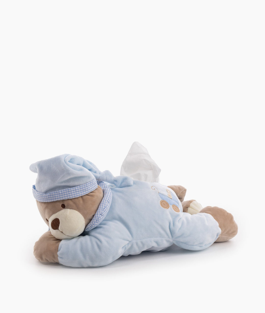 Baby wipes holder for nursery in blue