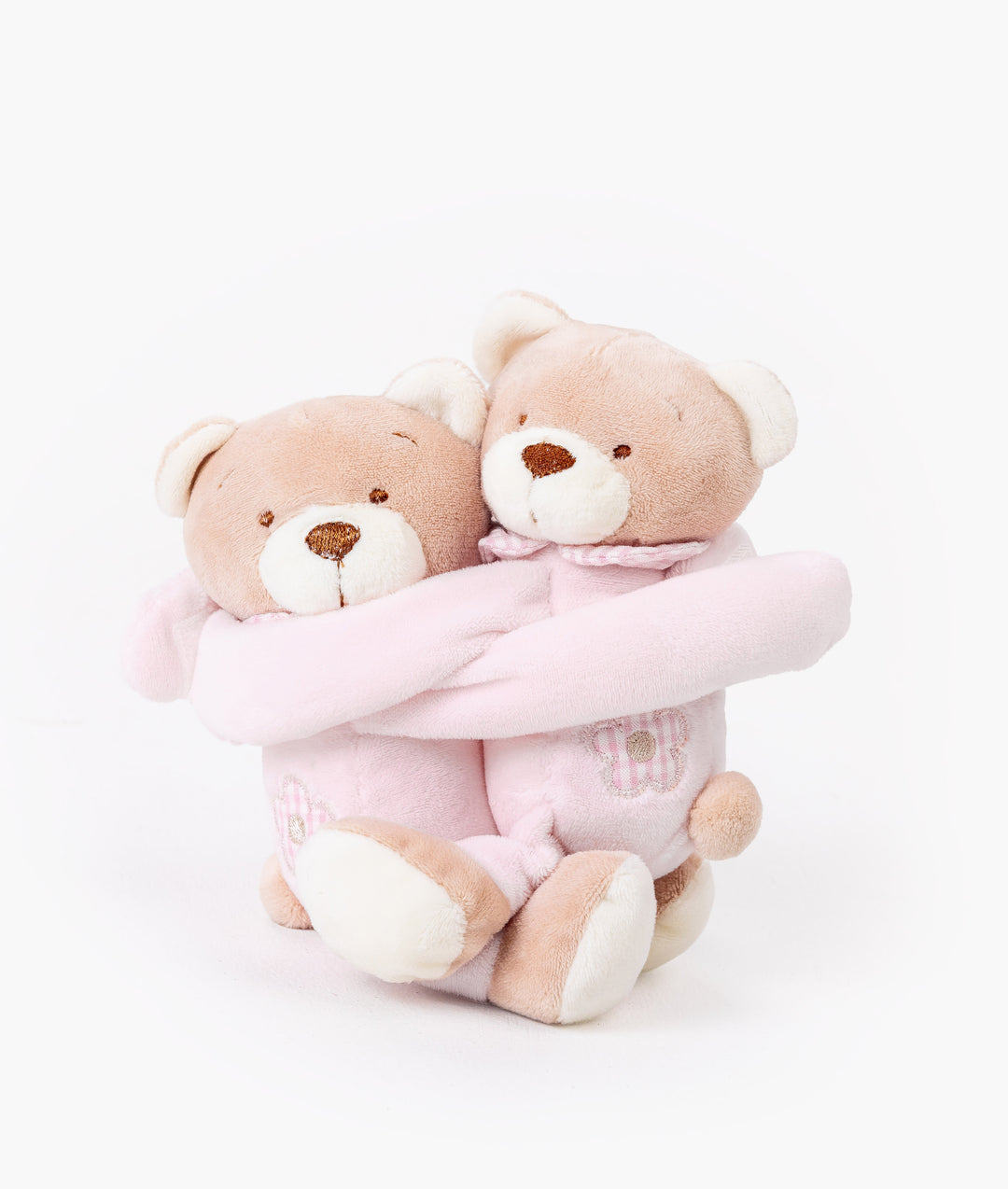 Pink bear curtain tieback for nursery