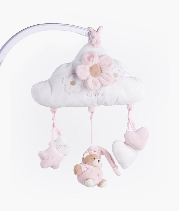 Bear & Cloud Activity Toy | Pink