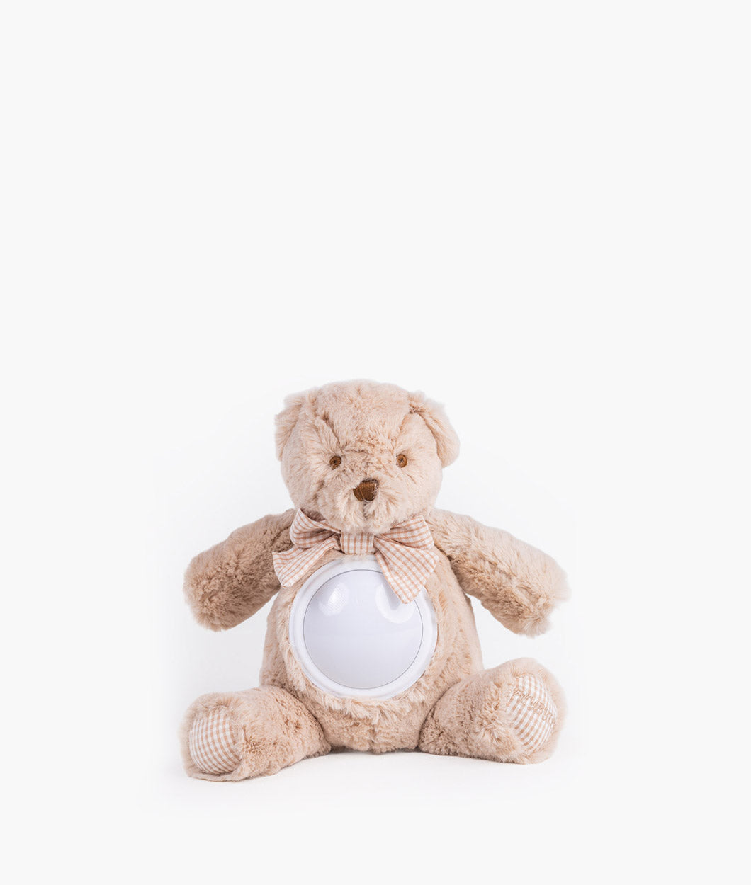 Beige musical night light for nursery