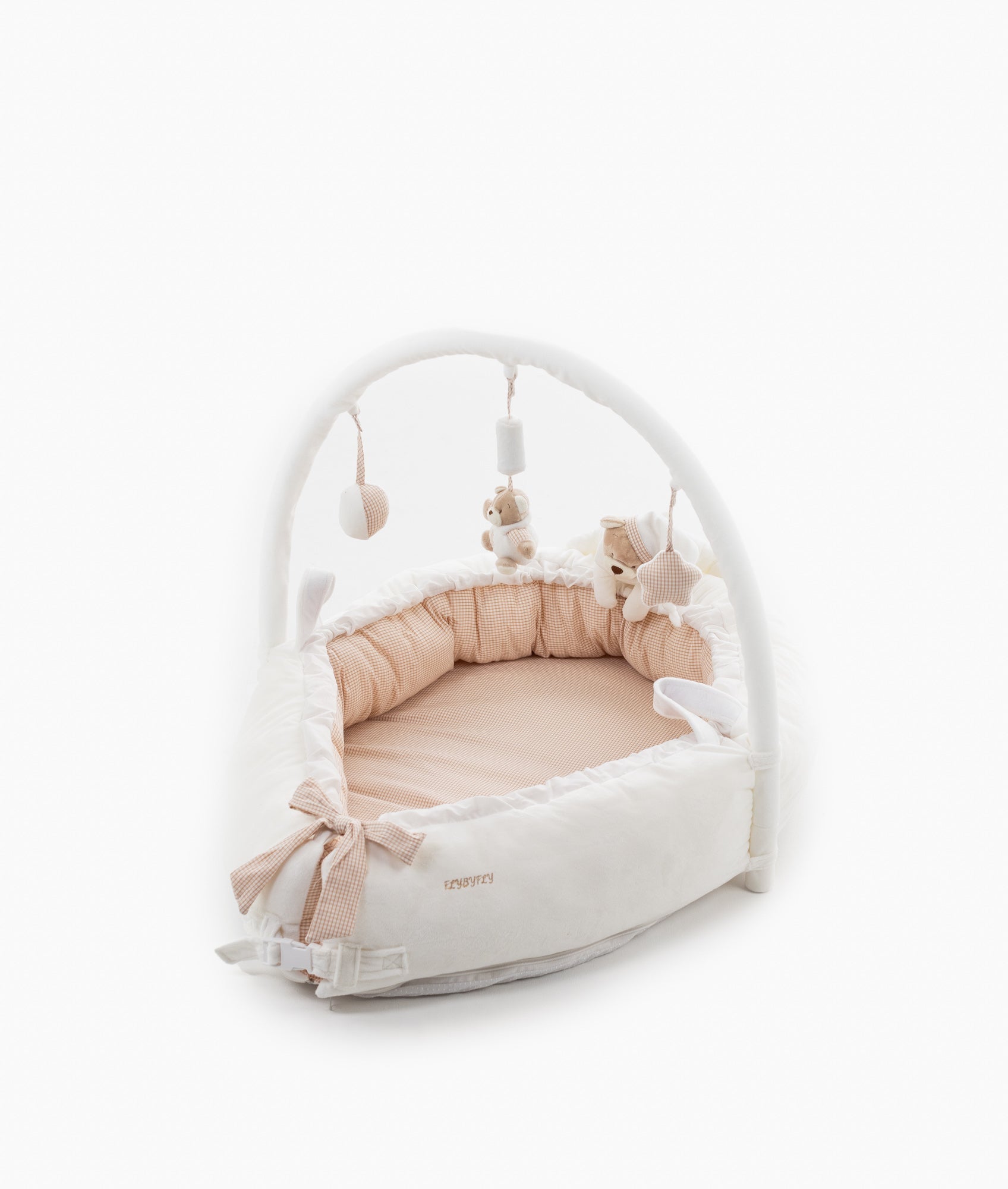 AirBuggyforDog NＥST Baby Lounger Nest | White & Beige – FLYBYFLY® USA Official Store