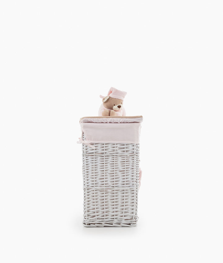 Pink square storage basket set