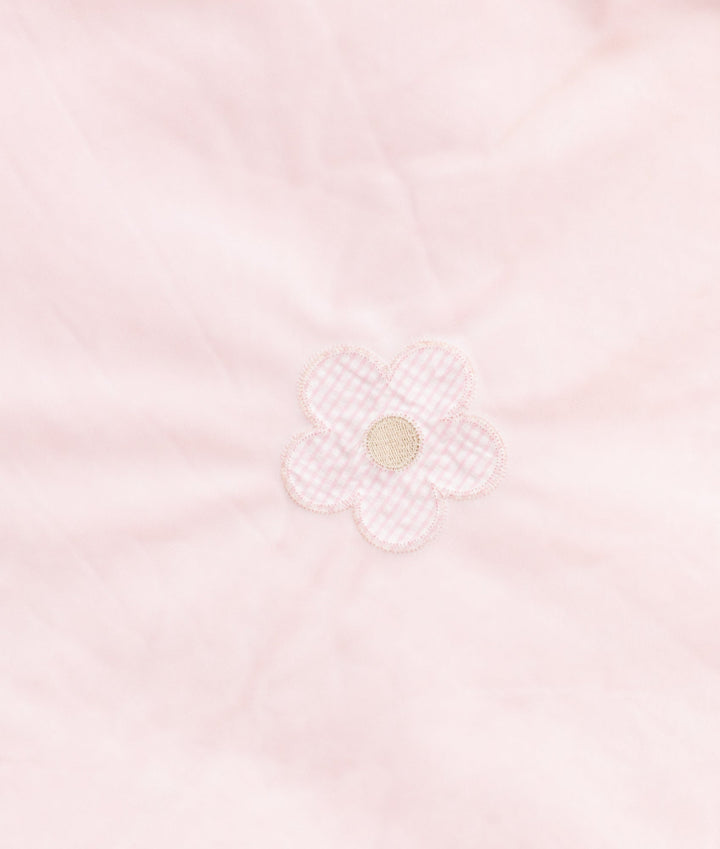 Pink quilt and cover set for toddlers