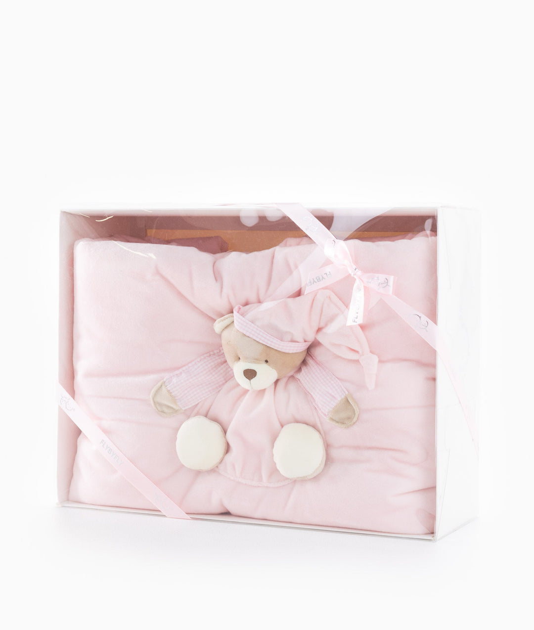 Pink quilt and cover set for toddlers