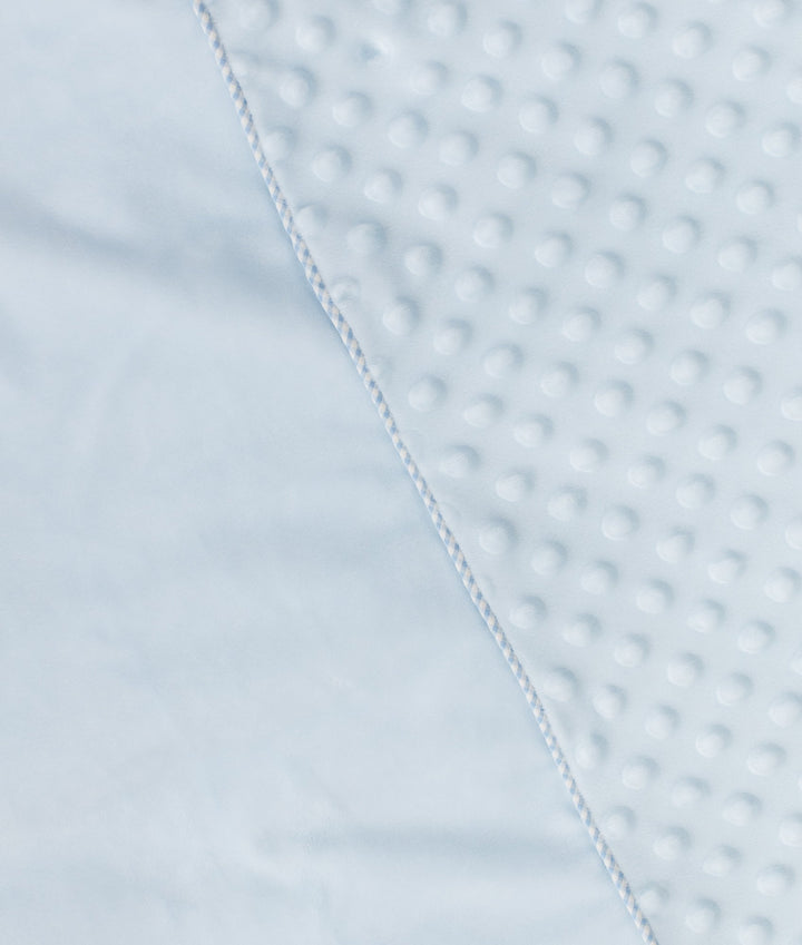 Blue toddler bubble quilt and cover set