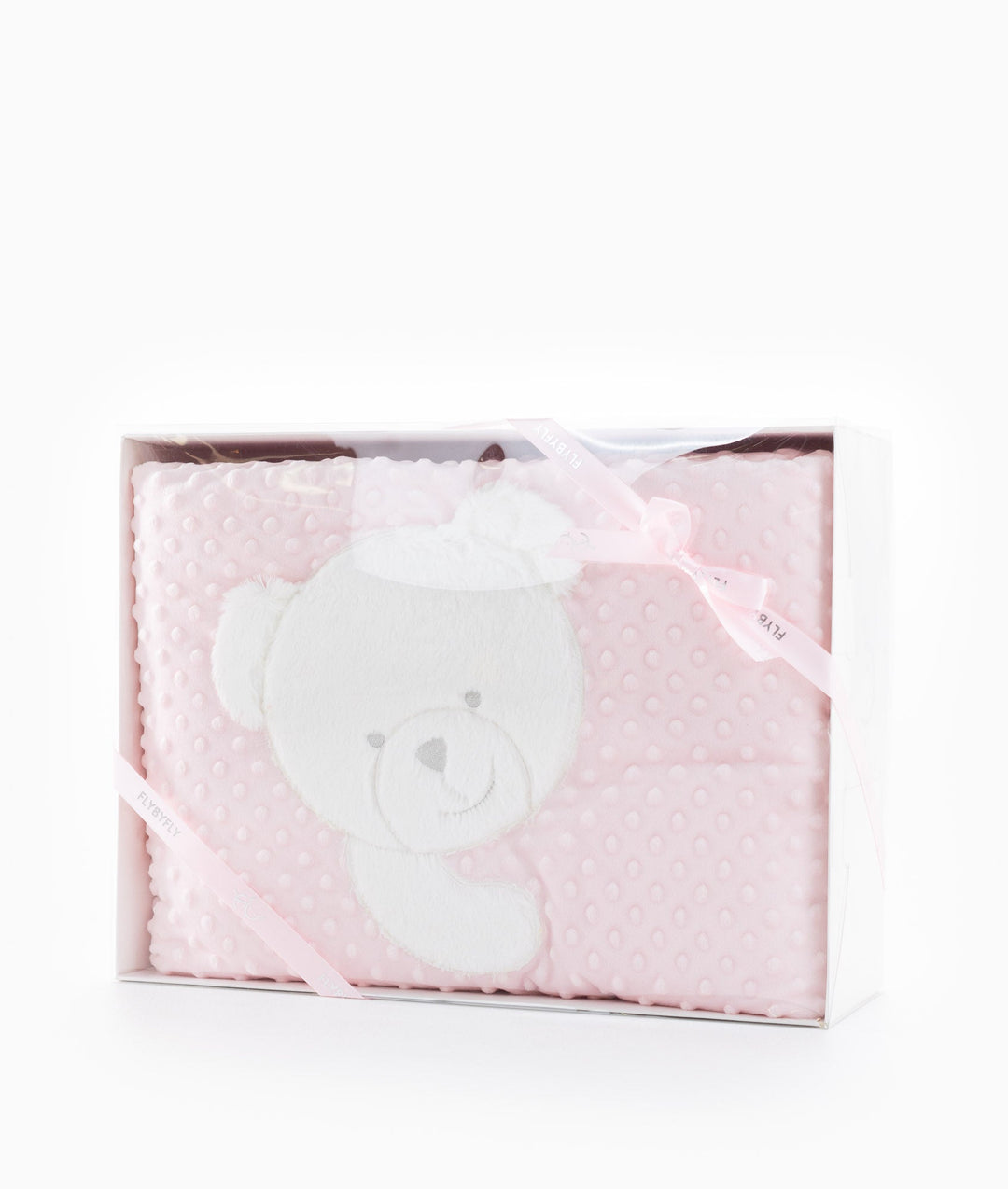 Pink toddler bubble quilt and cover set